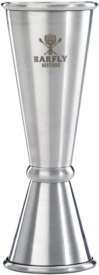 Barfly Japanese Style Jigger, 1 oz x 2 oz, Stainless