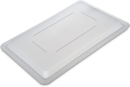 Carlisle 1063702 StorPlus Polyethylene Lock-Tight Lid, 18 x 12 x 1.28″, White, For StorPlus Food box (Case of 6)