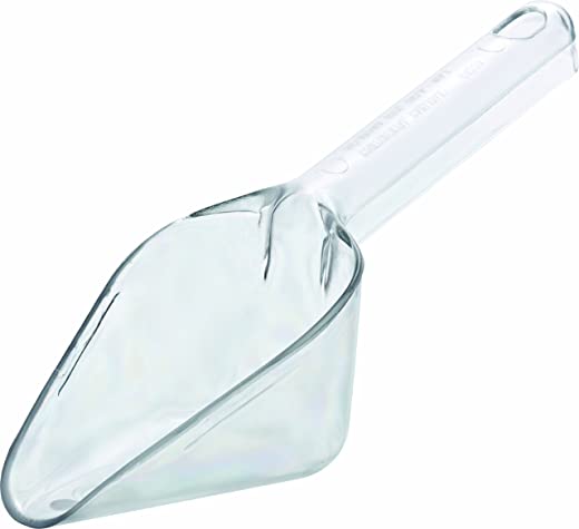 Carlisle 430607 Polycarbonate Scoop, 6 oz Capacity, Clear (Case of 12)