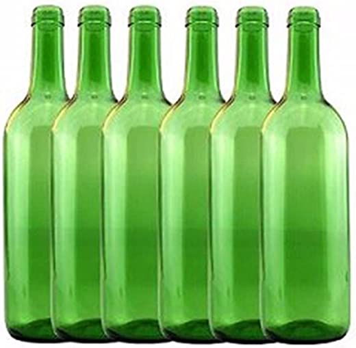 FastRack HOZQ8-1288 – 6 gal Bottle Set: Emerald Green Claret/Bordeaux (36 Bottles)