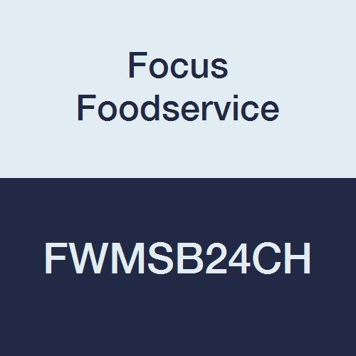 Focus Foodservice FWMSB24CH EZ-Wall Single Shelf Support, Fits 24″ Shelf, 26.5″ x 9” x 1.5”, Chromate Finish
