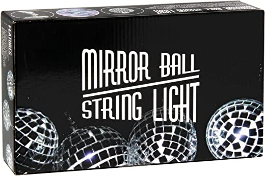 Fortune Products MBS-2-12 Mirror Ball String Lights (Pack of 12)