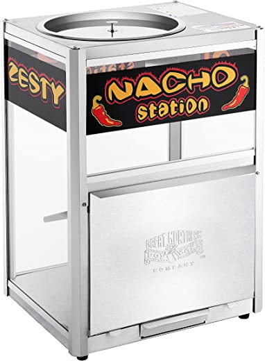 Great Northern Nacho Station Commercial Grade Nacho Warmer Merchandiser, Keeps Chips Warm and Fresh for Hours, Easy to Setup, Stainless Steel…