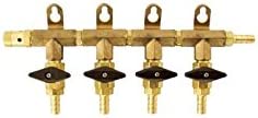 Homebrewers Outpost D1810 Gas Manifold – 4 Way