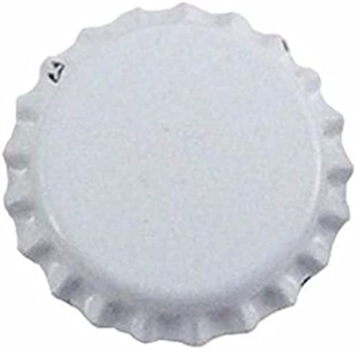 Midwest Homebrewing and Winemaking Supplies 11999 Plain White Caps (Pack of 144)
