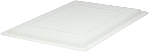 Rubbermaid Commercial Products Food Storage Box Lid for 2, 3.5, and 5 Gallon Sizes, White (FG351000WHT)