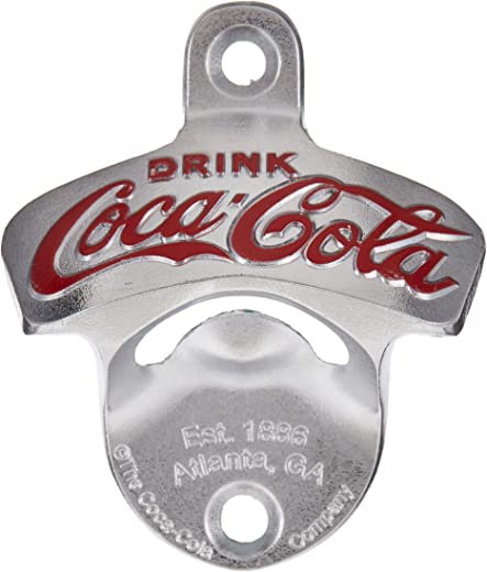 TableCraft Coca-Cola Wall Mount Bottle Opener Small