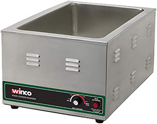 Winco FW-S600 Electric Food Cooker/Warmer, 1500-watt,Stainless Steel,Medium