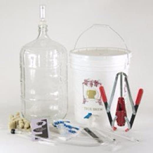 Winemaking.net Wine Making Starter Equipment Kit Strange Brew Strange Brew Complete Winemaking Starter Kit with 6 gal Glass Carboy