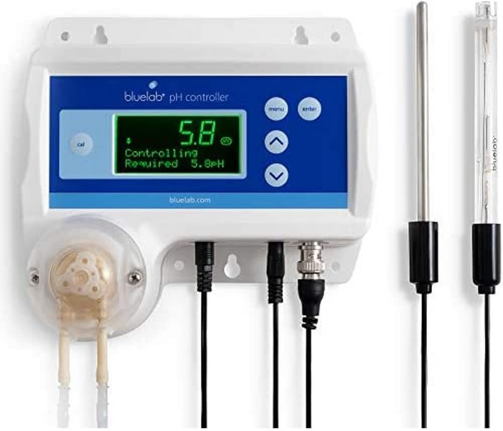 Bluelab CONTPH pH Controller with Monitoring and Dosing in Water Digital Meter for Hydroponic System and Indoor Plant Grow with Easy Calibration,…