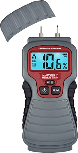 Calculated Industries 7440 AccuMASTER XT Digital Moisture Meter | Handheld |Pin Type | Backlit LCD Display | Detects Leaks, Damp and Moisture in…