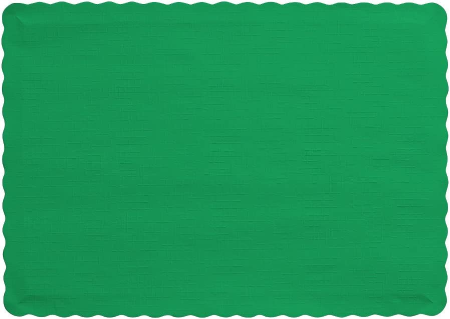 Creative Converting Party Supplies, 10″ x 14″, Emerald Green