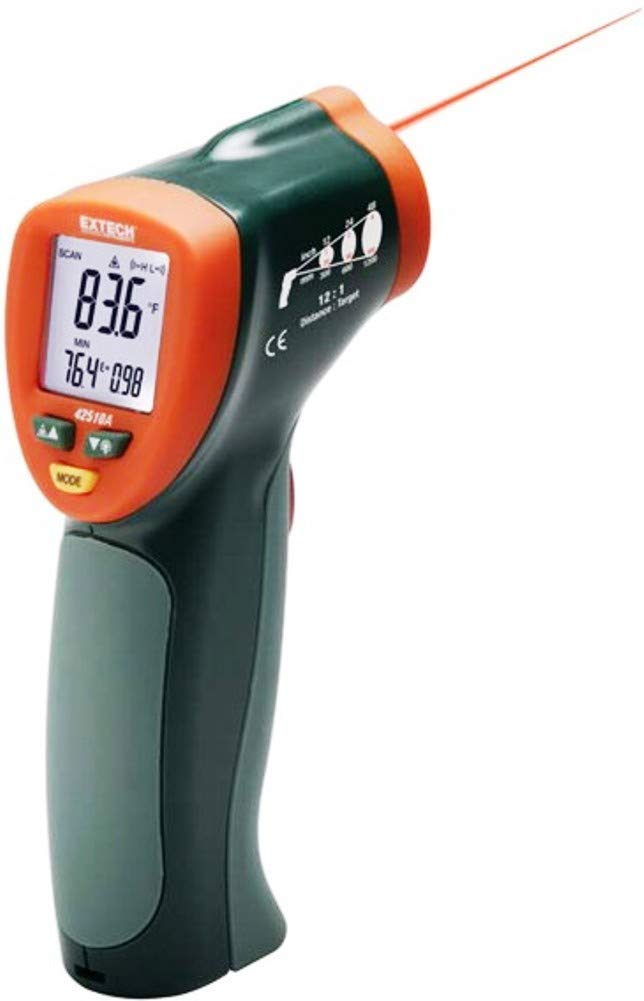 Extech 42510A Compact Infrared Thermometer (12: 1)
