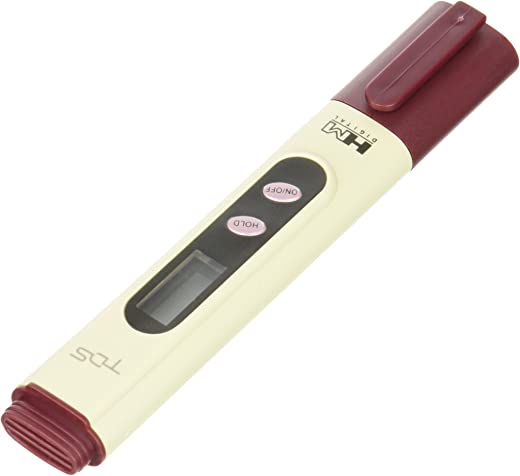 HM Digital TDS-4 Pocket Size TDS Tester Meter with 0-9990 ppm Measurement Range , 1 ppm Resolution, +/- 2% Readout Accuracy