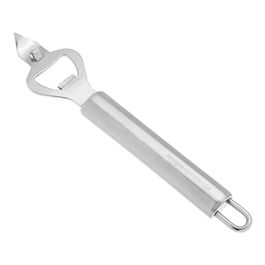 AmazonCommercial Stainless Steel Bottle Opener With Piercing Tip