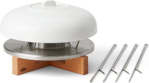 Chef’n Sweet Spot Tabletop Smores Maker, Can Be Used Indoors or Outdoors, White/Wood