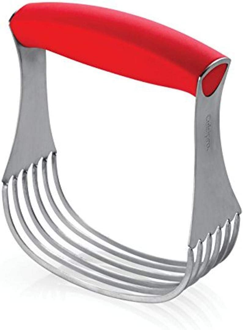 Cuisipro Deluxe Pastry Blender, 5.25-Inch, Red, Red