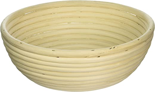 Frieling Round Proofing Basket, Brotform Bread Rising Banneton and Serving Basket, 8-Inch