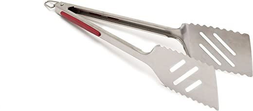 GrillPro 40240 16-Inch Stainless Steel Tong/Turner Combination, Silver