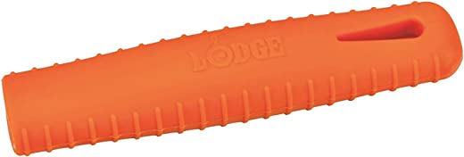 Lodge Silicone Hot Handle Holders for Carbon Steel Pans, Orange