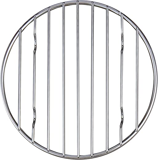 Mrs. Anderson’s Baking Professional Baking and Cooling Rack, 6-Inches Round, Chrome-Plated Steel Wire