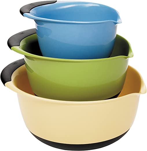 OXO Good Grips 3-Piece Mixing Bowl Set – Assorted Colors