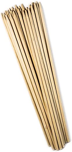 Perfectware PW-CDS30SP-50 30″ Wooden Marshmallow Sticks (Pack of 50)