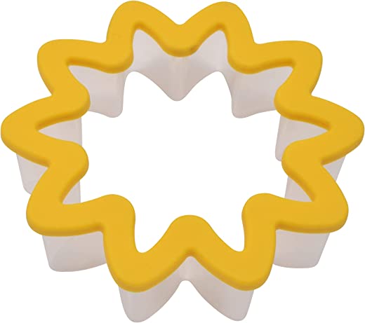 R & M International Daisy Soft-Grip Cookie Cutter, One Size, Yellow