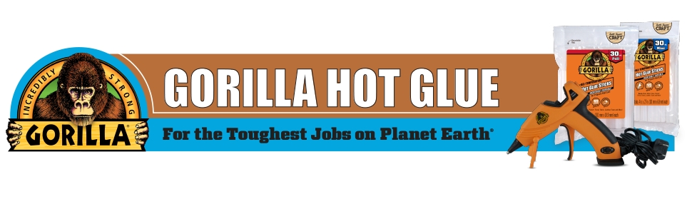 Gorilla Glue Hot Melt Glue Gun Sticks mini full high low temp temperature