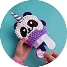 purrmaid meowmaid unicorn pandacorn narwhal mythical animals easy craft for kids pom by number 