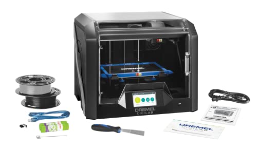 Dremel DigiLab 3D45-01 3D Printer with Filament – Heated Build Plate & Auto 9-Point Leveling – PC & MAC OS, Chromebook, iPad Compatible – Nylon, ECO-ABS, PETG, PLA Print Capable