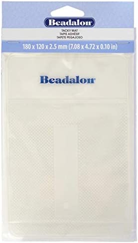 Beadalon 218H-210 Tacky Bead Mat, Clear