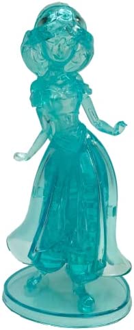 Disney Princess Jasmine Licensed Original 3D Crystal Puzzle from BePuzzled, 3 Dimensional Crystal Puzzles and Brainteasers for Puzzlers and Collectors Ages 12 and Up, and Display Item