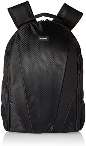 Vivitar Large Photo/Video Backpack with Multiple Versatile Storage compartments, Two Side Pockets, Tripod Strap