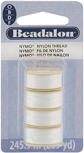 Nymo Thread, Sizes O,B,D,F All White