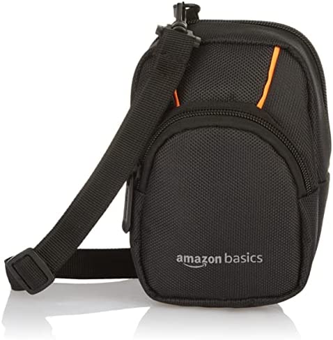 Amazon Basics Medium Point and Shoot Camera Case – 5 x 3 x 2 Inches, Black