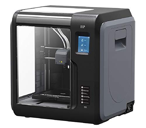Monoprice Voxel 3D Printer – Black/Gray with Removable Heated Build Plate (150 x 150 x 150 mm) Fully Enclosed, Touch Screen, 8Gb And Wi-Fi, Large (133820)