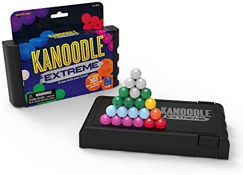 Educational Insights Kanoodle Extreme Puzzle Game, Brain Teaser Game for Adults, Teens & Kids, 2-D & 3-D Puzzles, Over 300 Challenges, Elementary Classroom Must Haves, Ages 8+