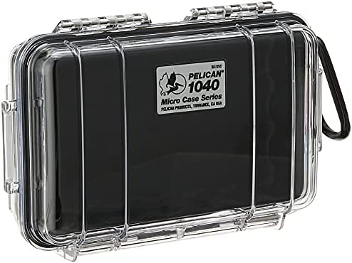 Pelican 1040 Micro Case (Black/Clear), Model1040-025-100