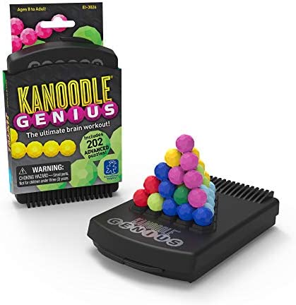 Educational Insights Kanoodle Genius Puzzle Game, Game for Adults, Teens & Kids, 3-D Puzzle Game, Over 200 Challenges, Elementary Classroom Must Haves, Ages 8+