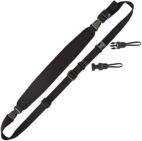 OP/TECH USA Super Classic Sling Strap for Mirrorless and SLR Cameras, Black