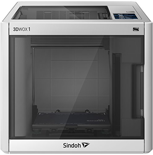 Sindoh – 3D1AQ – 3DWOX 1 3D Printer – Open Source Filament, WiFi, Heatable Metal Flex Bed, HEPA Filter, Intelligent Bed Leveling Assistance, Built-in Camera, Build Size 8.2″x7.9″x7.7″