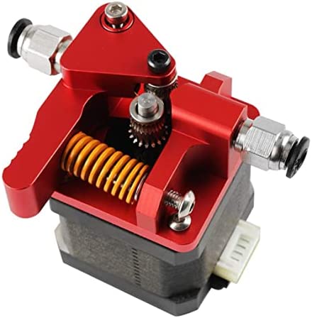 3d Printer Extruder Upgraded Metal Adapter Dual Drive Extrusion Kit for Mk8 3d Printer Accessories Red, 3d Printer Extruder,3d Printer Accessories,Upgrade Extruder,Dual Drive Extruder,3d Printer Parts