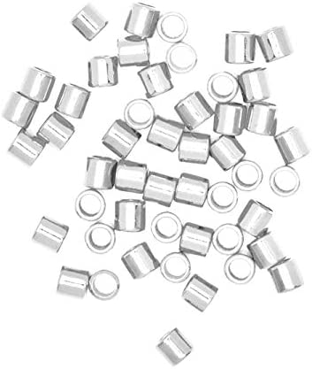 Cousin 2mm Sterling Silver Crimp Bead – 50pc