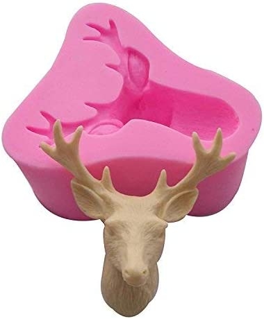 COMIART Stag Head Mould Christmas Deer Silicone Mold for Clay Sculpture Modeling Fimo Art Work Import To Shop ×Product