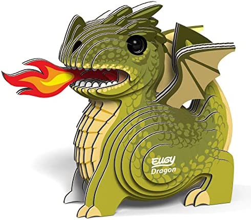 EUGY 024 Dragon Eco-Friendly 3D Paper Puzzle [New Seal]