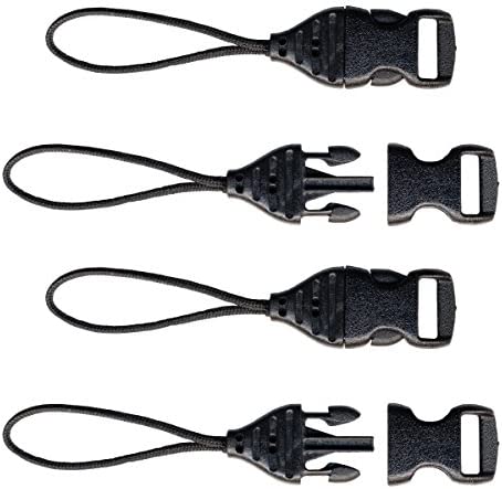 OP/TECH USA 1301082 Mini QD Loops – 1.5mm – System Connectors , Black