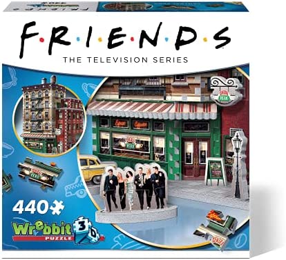 Wrebbit 3D – Friends Central Perk 440-Piece 3D Jigsaw Puzzle