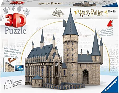 Ravensburger 3D Puzzle 11259 Harry Potter Hogwarts Castle The Great Hall 540 Pieces