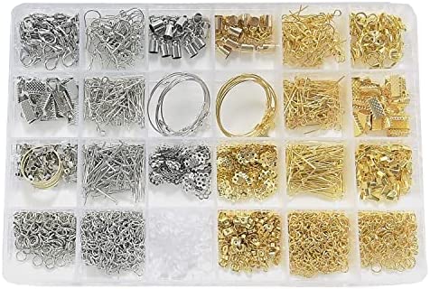 Expo International Jewelry 24 Gold/Silver Plated Items Findings Kit